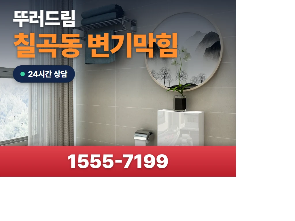 칠곡동 변기막힘 현장